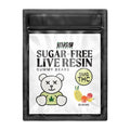 Live resin delta 9 sugar free gummies come with 5mg of delta 9 per gummy.