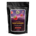 Image of packaged Sleep Gummies highlighting their natural ingredients and full-spectrum hemp extract.
