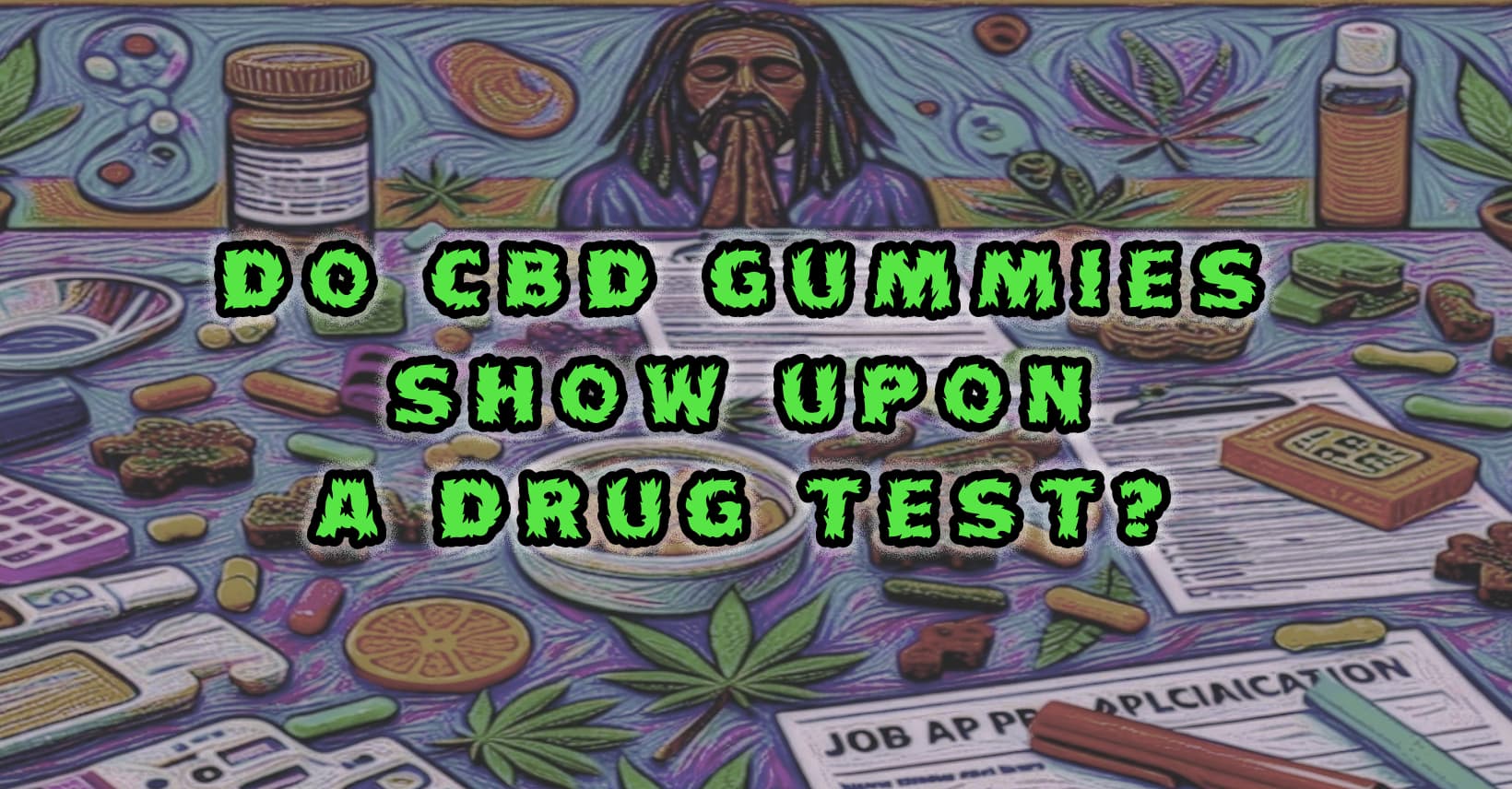 a photo for a blog about failing a drug test with CBD gummies