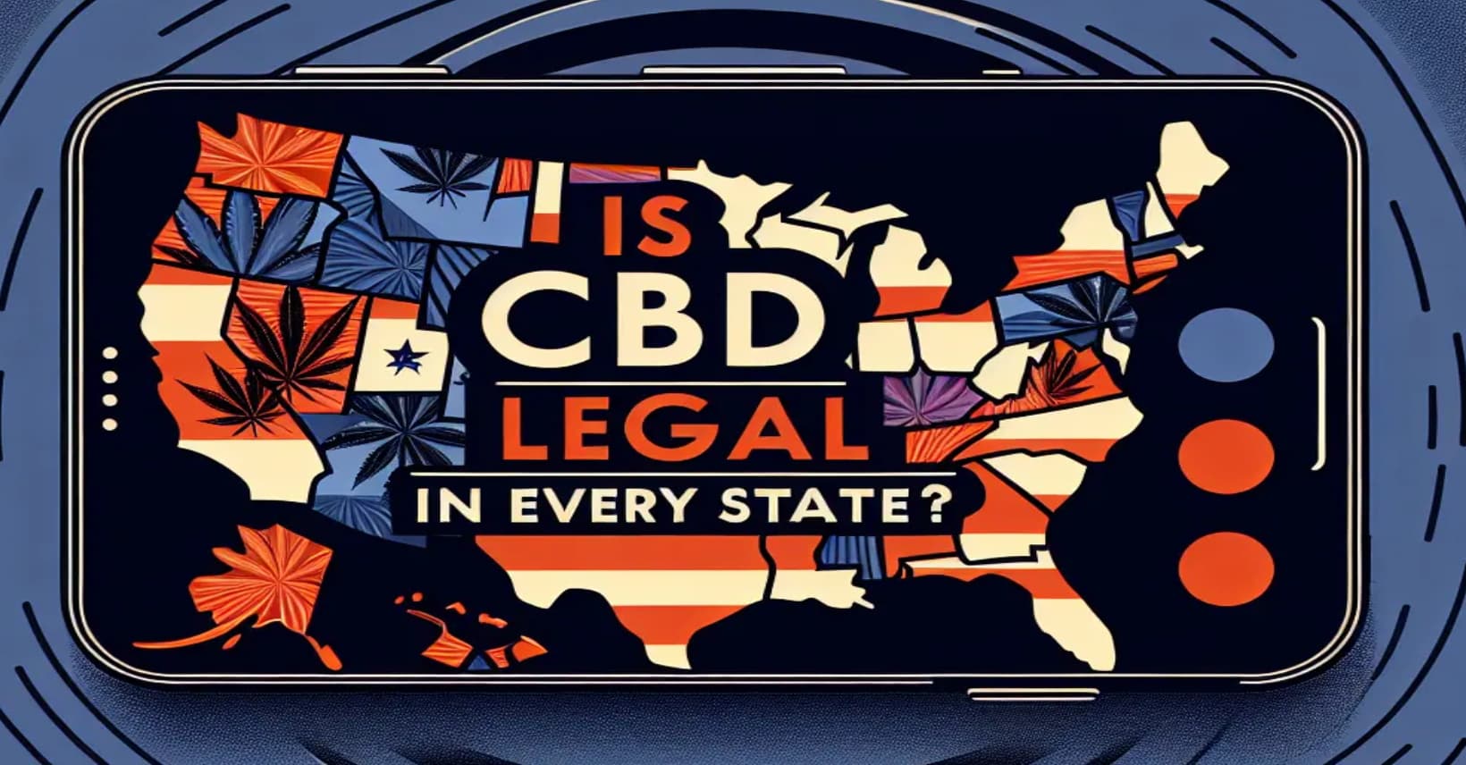 a photo for a blog article "is CBD legal in every state"