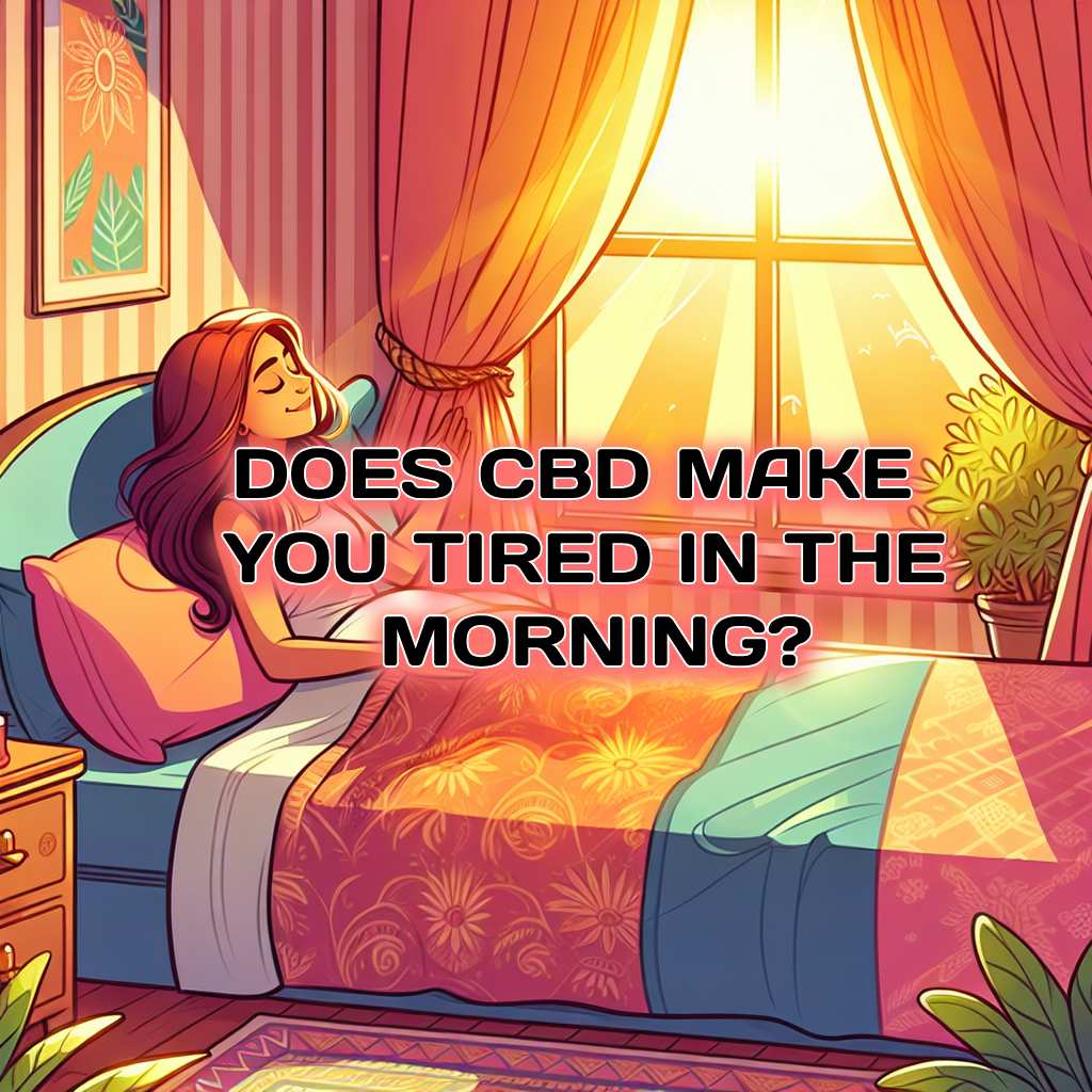 a photo for a blog article about "does cbd make you tired in the morning"