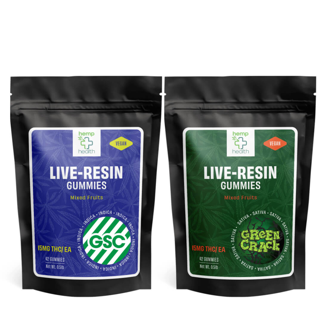 delta 9 live resin gummies come with 15mg of high quality live resin THC extract in each gummy