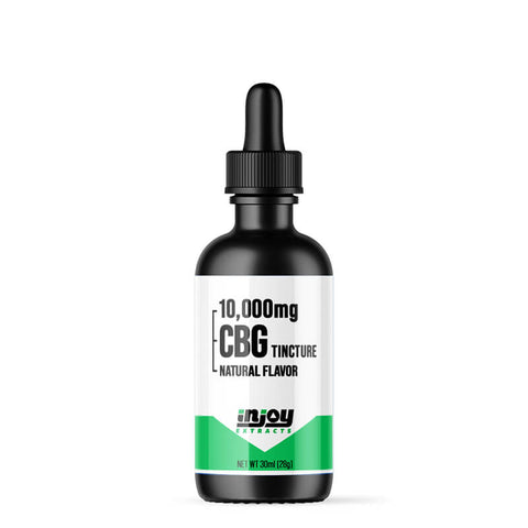 Good CBD 10000mg CBG oil tincture THC-free by Injoy Extracts — highest potency CBG tincture with 333mg per dropper
