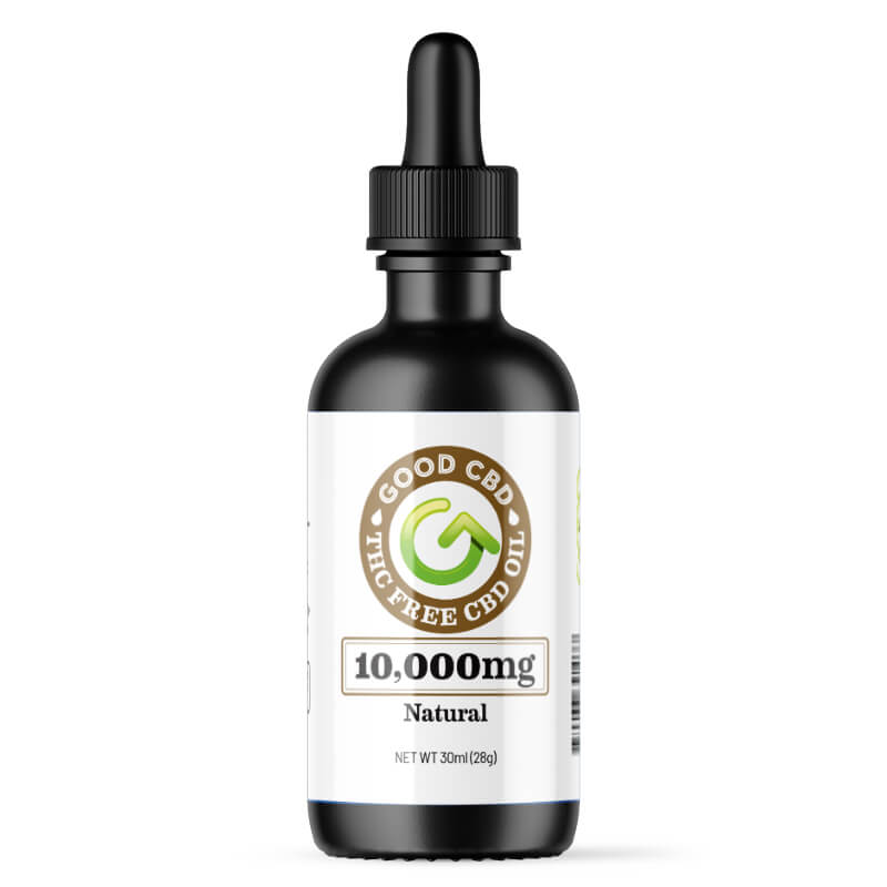 Good CBD 10,000mg CBD oil, natural CBD tincture.