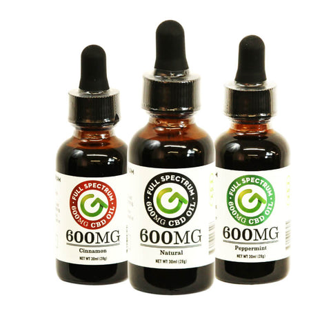 Good CBD 600mg full spectrum whole hemp flower CBD oil — organic extract with natural terpenes and minor cannabinoids