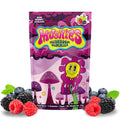 Mushies Mixed Berry Mushroom Gummies front packaging high-impact formula vegan lab-tested USA-made.
