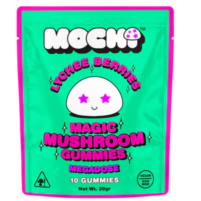 Mochi Mega Dose Mushroom Gummies - Lychee Berries