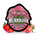 Trehouse Strawberry Dream flavored magic mushroom gummies, containing 10 gummies per pack.