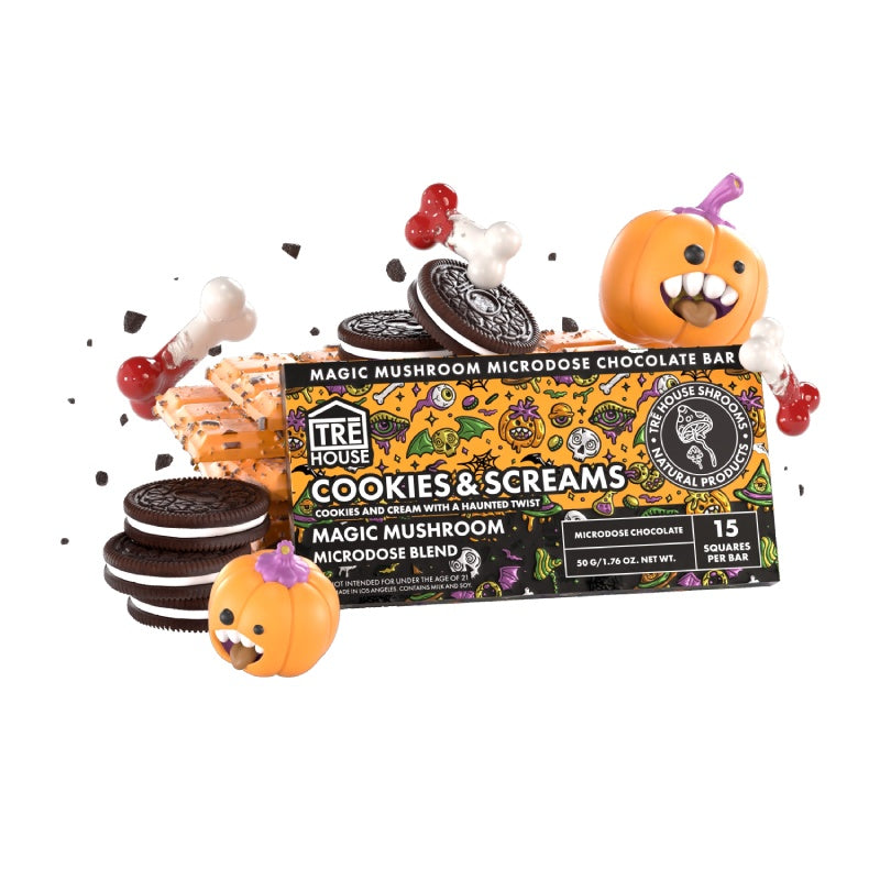 a photo of Tre House mushroom chocolate bar limited Halloween Edition for sale