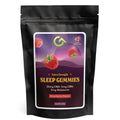 Image of packaged Sleep Gummies highlighting their natural ingredients and full-spectrum hemp extract.