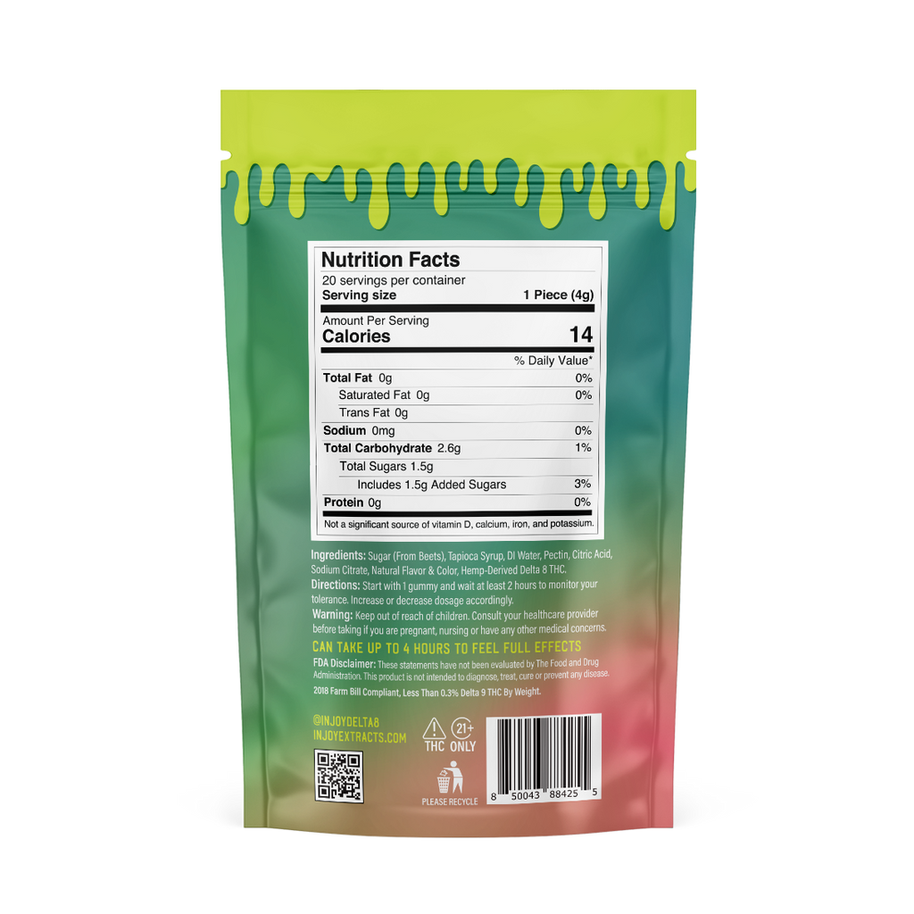 25mg Delta 8 Gummies