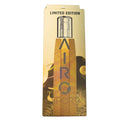  The front view of the AiroSport Solar Flare Battery package shows a bold sunburst design with AiroSport branding and a limited edition label.