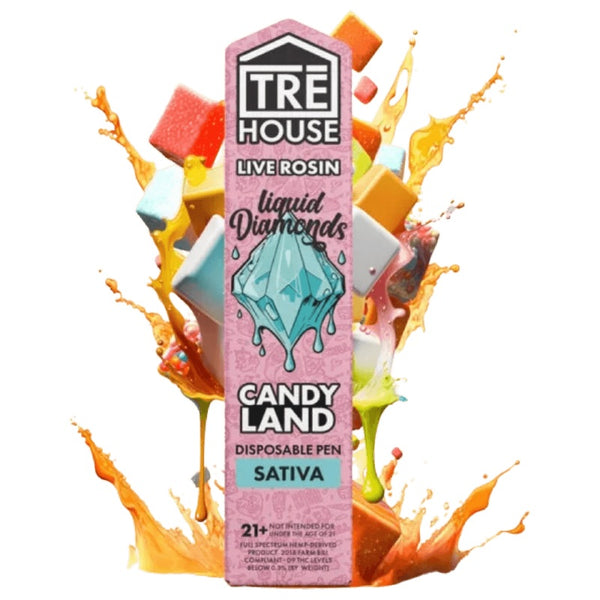 Tre House Candy Land disposable Vape Pen | 2-Day Domestic Shipping Good CBD Tre House Candy Land disposable Vape Pen | 2-Day Domestic Shipping Good CBD