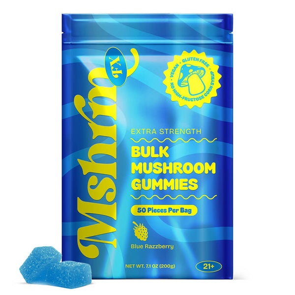 MshrooM FX Bulk Mushroom Gummies | 50ct Extra Strength | Good CBD