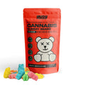 Photo of the packaging for Injoy Extracts Delta 8/9 gummy bears that come with 130 per bag. 