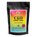 Photo of EXTRA strength CBD gummies, each containing 75mg CBD, emphasizing their high potency and effectiveness.