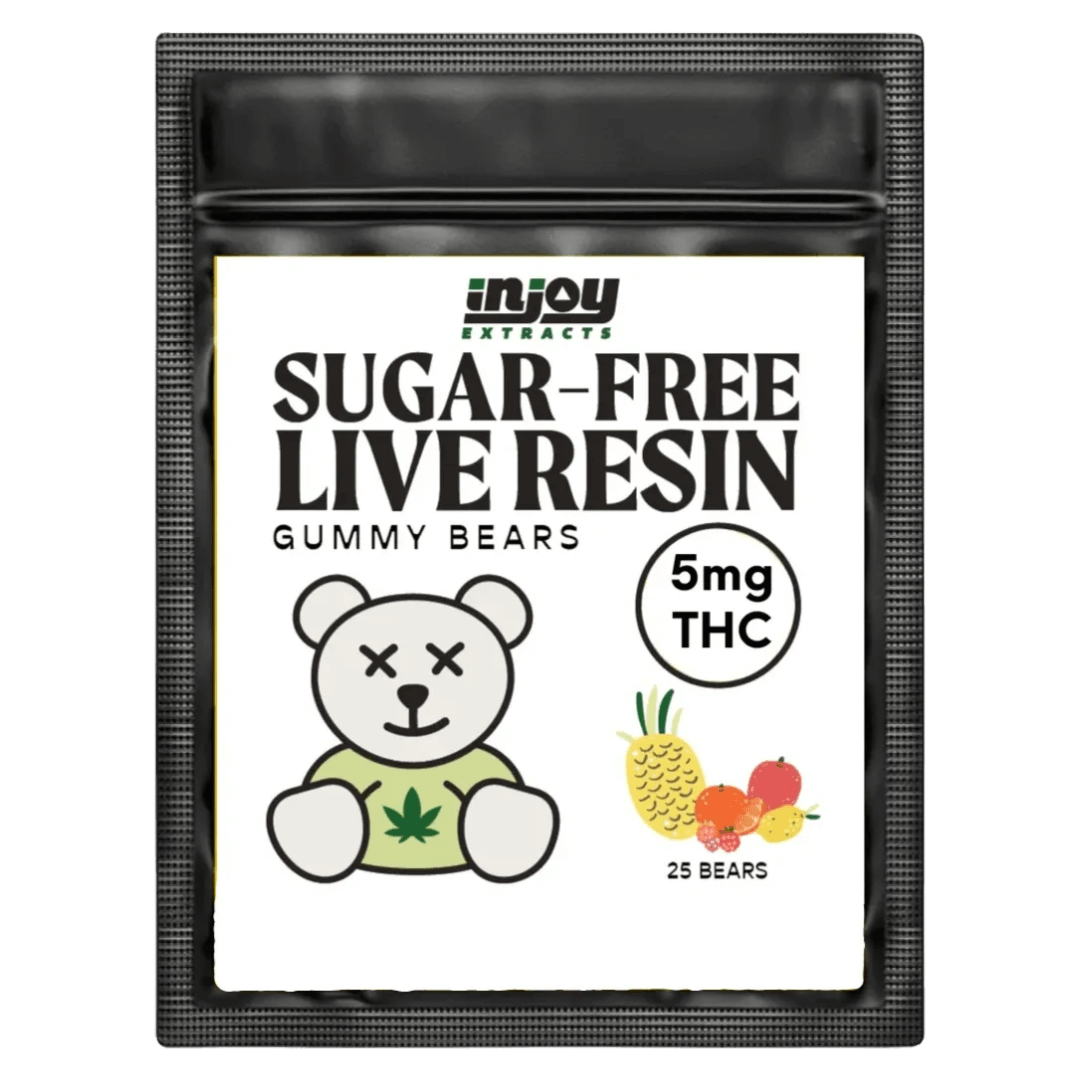 Live resin delta 9 sugar free gummies come with 5mg of delta 9 per gummy