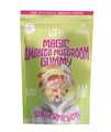 urb magic amanita mushroom gummy comes with 3 gummies per bag and is watermelon flavor